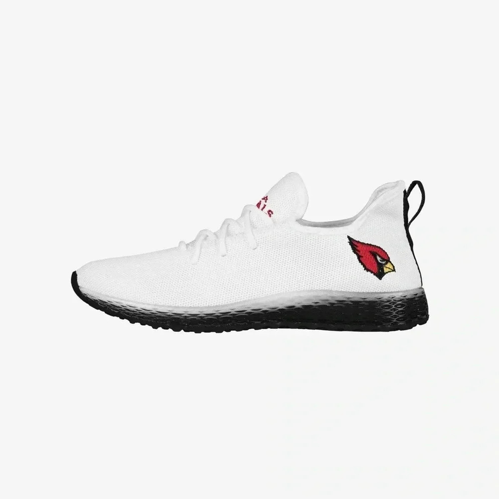 Arizona Cardinals Gradient Midsole White Sneakers